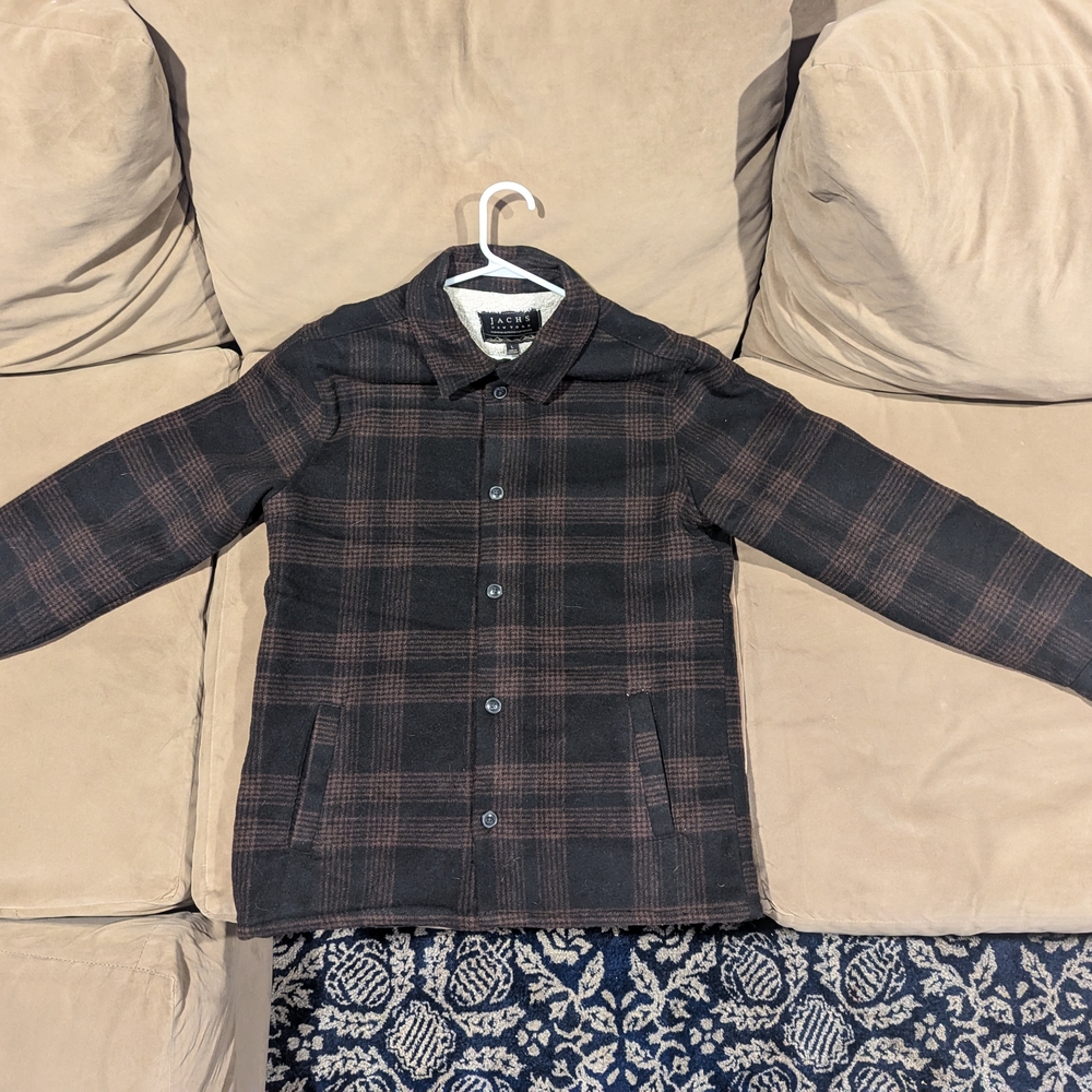 Black and Brown Plaid Jacket